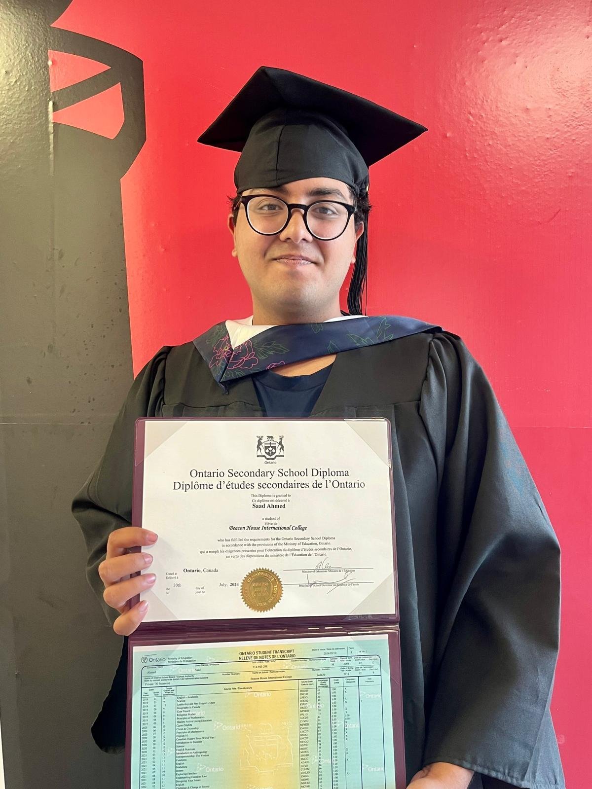 Beaconhouse graduate with certificate — photograph 10